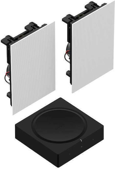 Sonos In Wall Installation Speakers Pair White