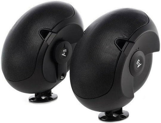 Electro-Voice Evid 4.2 Παθητικά Επιτοίχια Ηχεία 100W (Ζεύγος) 21.6x17.5x31εκ. Μαύρα