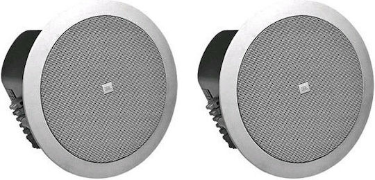 JBL Control 24CT Micro Plus Παθητικό Ηχείο Οροφής 25W (Τεμάχιο) Λευκό