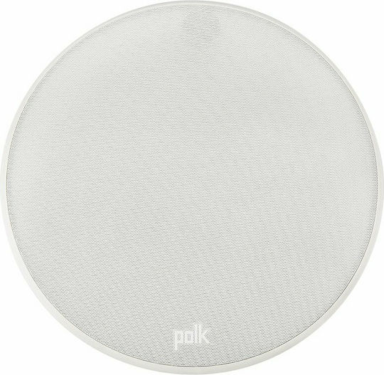 Polk Audio V80 Ηχείο Οροφής 100W (Τεμάχιο) Λευκό