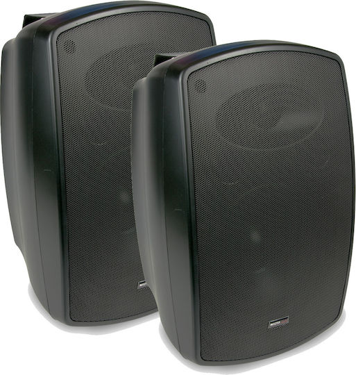 Master Audio NB800T Passiv Installationslautsprecher 50W Paar 24.4x24x37.8cm Schwarze