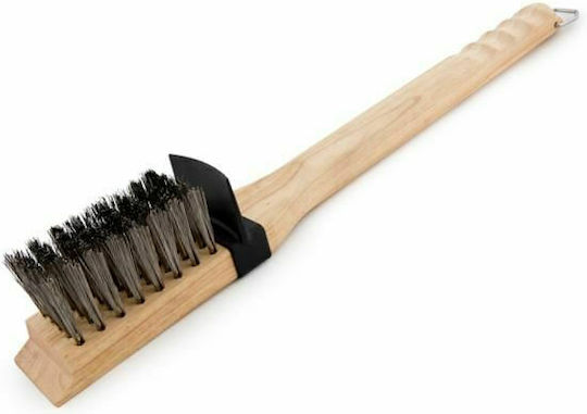 Broil King Wooden BBQ Cleaning Brush with Scraper 51cm