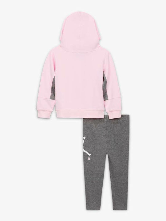 Παιδικό Σετ με Κολάν Χειμερινό 2τμχ Ροζ Jumpman