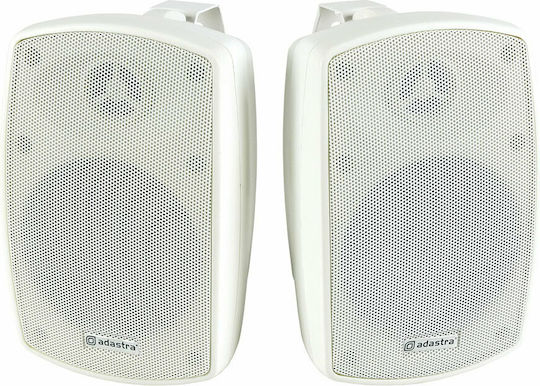 Adastra BH4 Boxe De Instalare Pasive De Perete 30W Pereche 12.5x12.5x19.5cm Albe