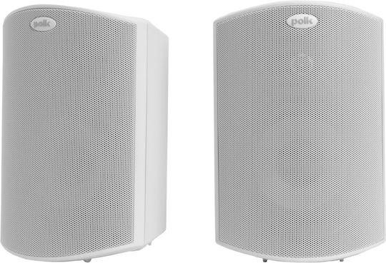 Polk Audio Atrium4 Passive Wall Installation Speakers 80W Pair 14.5x17x21.9cm White