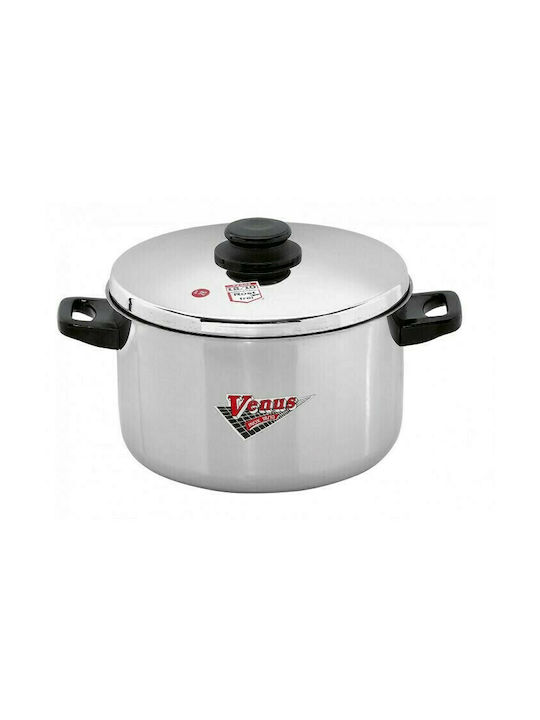 Venus Ανοξείδωτη Κατσαρόλα Μαρμίτα 6.6lt / 26cm
