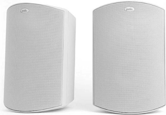 Polk Audio Atrium6 Παθητικά Επιτοίχια Ηχεία 100W (Ζεύγος) 19.5x22.2x26.7εκ. Λευκά