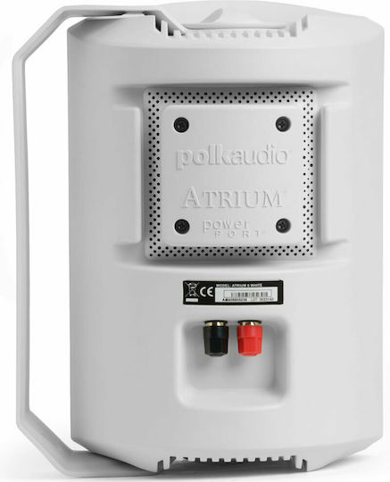 Polk Audio Atrium6 Παθητικά Επιτοίχια Ηχεία 100W (Ζεύγος) 19.5x22.2x26.7εκ. Λευκά