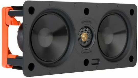 Monitor Audio W150-LCR In der Wand Lautsprecher 100W Stück Schwarz
