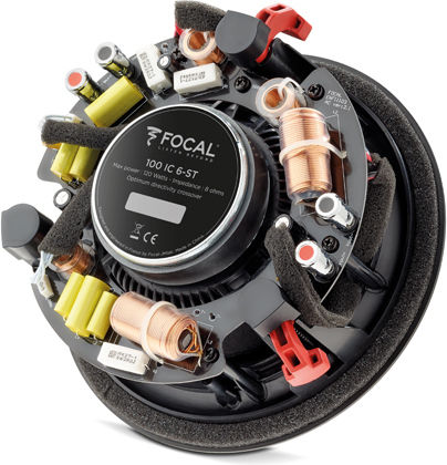 Focal 100IC6ST Αυτοενισχυόμενο Ηχείο Οροφής (Τεμάχιο) Μαύρο