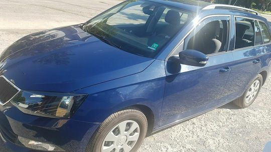 Heko Set deflectoare de vânt Dark Fime pentru Skoda Fabia 4buc