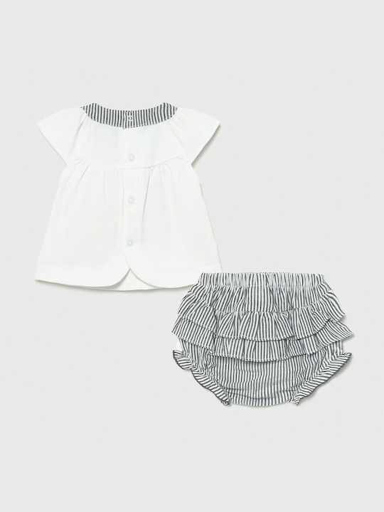 Mayoral Kids Set with Shorts Summer 2pcs White