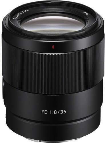 Sony Full Frame Camera Lens FE 35 mm f/1.8 Fixed for Sony E Mount Black