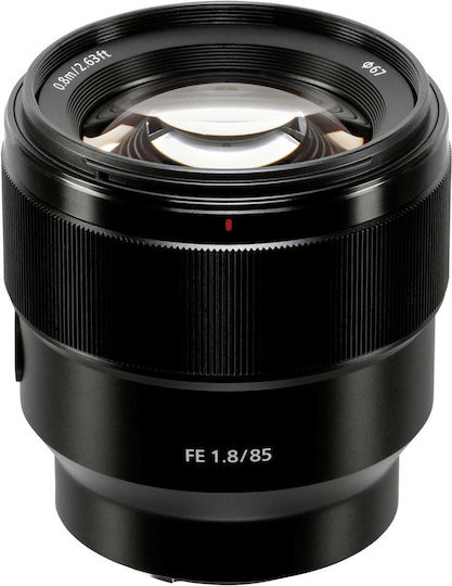 Sony Full Frame Camera Lens FE 85mm f/1.8 Telephoto for Sony E Mount Black
