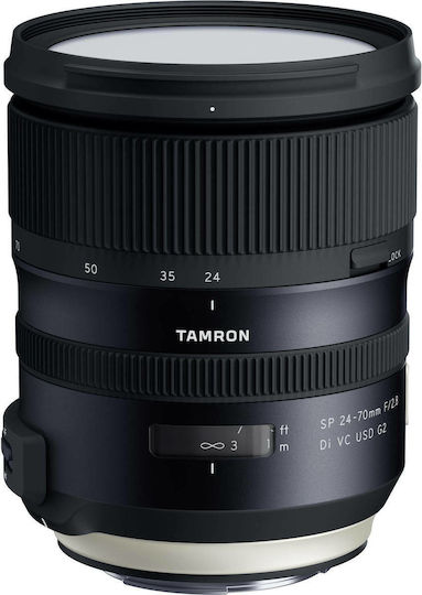 Tamron Full Frame Camera Lens 24-70mm f/2.8 Di VC USD G2 Standard Zoom for Canon EF Mount Black
