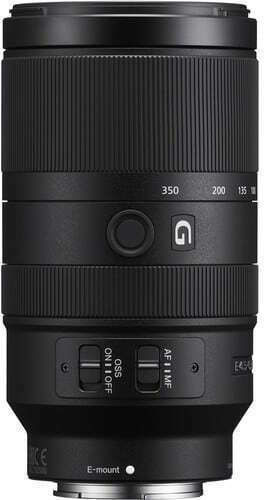 Sony Crop Camera Lens 70-350mm F4.5-6.3 G OSS Super Telephoto / Tele Zoom / Telephoto for Sony E Mount Black