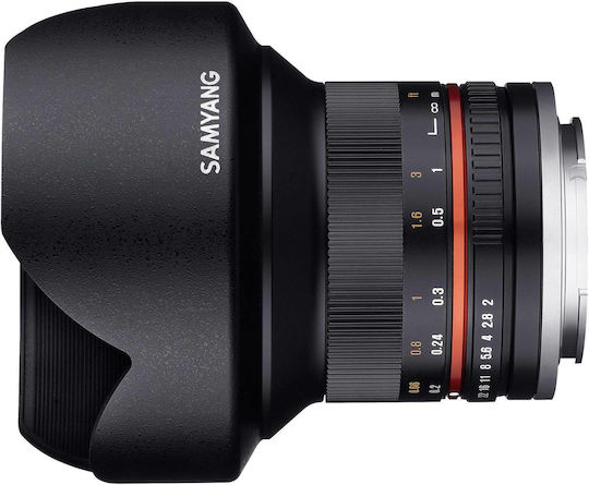 Samyang Crop Φωτογραφικός Φακός 12mm f/2.0 NCS CS Wide Angle για Sony E Mount Μαύρος