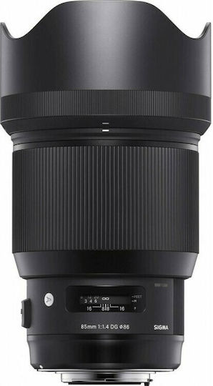Sigma Full Frame Camera Lens 85mm f/1.4 DG HSM Art Telephoto for Nikon F Mount Black