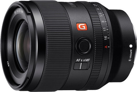 Sony Full Frame Φωτογραφικός Φακός FE 35 mm F1.4 GM Wide Angle για Sony E Mount Μαύρος
