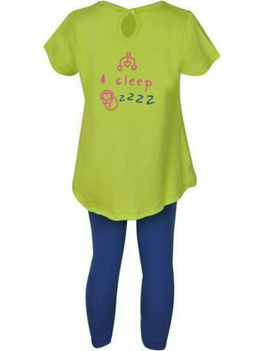 BodyTalk Kids Set with Leggings Summer 2pcs Green 1201-743799 1201-743799-00630