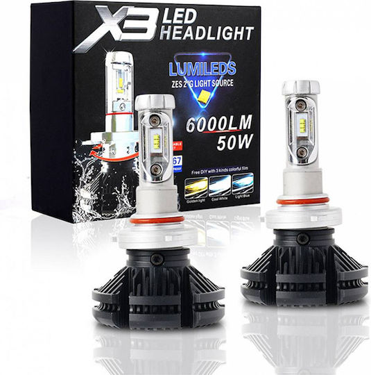 Beltec Audio Лампи Автомобила H7 LED 3000К Топло бяло 8-30V 50W 2бр
