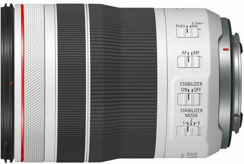 Canon Full Frame Φωτογραφικός Φακός 70-200mm f/4L IS USM Tele Zoom για Canon RF Mount Λευκός