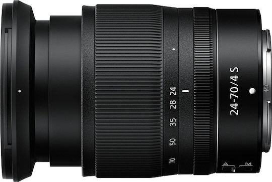 Nikon Full Frame Φωτογραφικός Φακός Nikkor Z 24-70mm f/4 S Standard Zoom για Nikon Z Mount Μαύρος