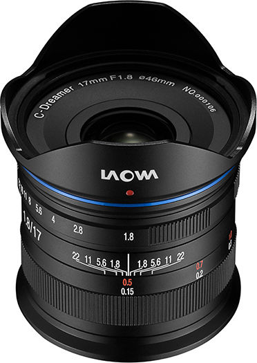Laowa Crop Camera Lens 17mm f/1.8 MFT Ultra-Wide Zoom for Micro Four Thirds (MFT) Mount Black