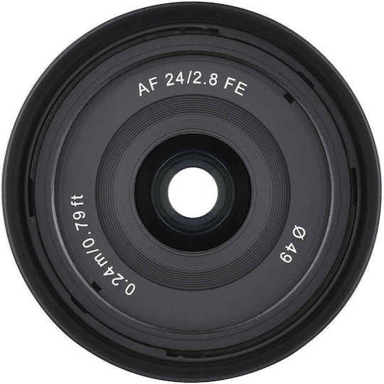 Samyang Full Frame Camera Lens AF 24mm f/2.8 FE Wide Angle for Sony E Mount Black