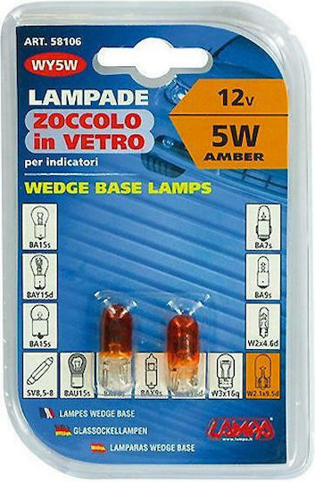 Lampa Λάμπες Αυτοκινήτου WY5W 12V 5W 2τμχ