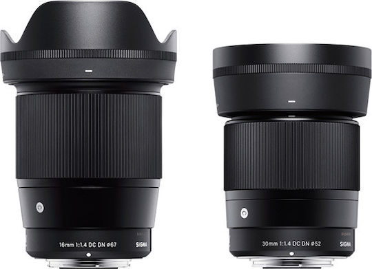 Sigma Crop Φωτογραφικός Φακός 16mm f/1.4 DC DN Wide Angle για Micro Four Thirds (MFT) Mount Μαύρος