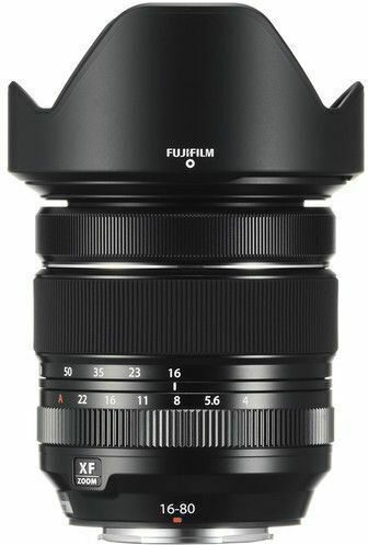 Fujifilm Crop Camera Lens XF 16-80mm f/4 R OIS WR Telephoto / Wide Angle for Fujifilm X Mount Black