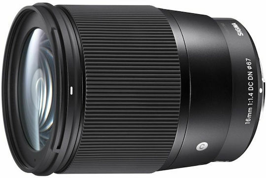 Sigma Crop Φωτογραφικός Φακός 16mm f/1.4 DC DN Wide Angle για Micro Four Thirds (MFT) Mount Μαύρος