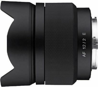Samyang Crop Φωτογραφικός Φακός 12mm f/2.0 AF Compact Ultra-Wide Angle Wide Angle για Sony E Mount Μαύρος