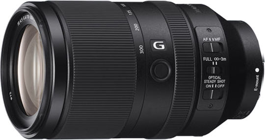 Sony Full Frame Φωτογραφικός Φακός FE 70-300mm f/4.5-5.6 G OSS Tele Zoom για Sony E Mount Μαύρος