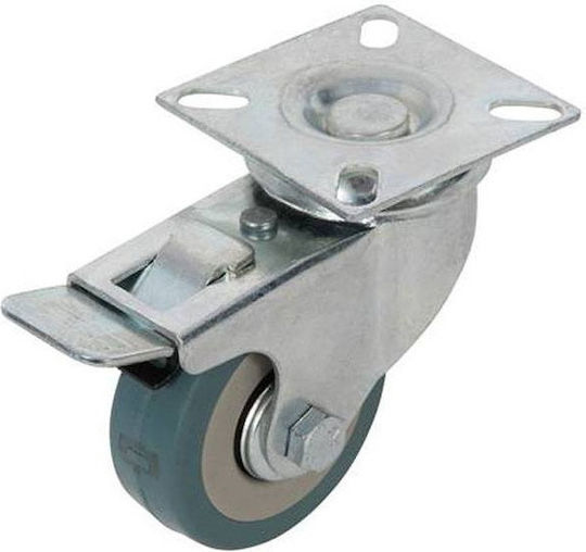FFG Furniture Wheel made of Metal in Gray Color 5x5cm