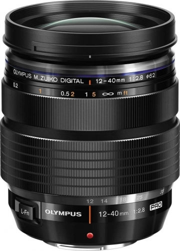 Olympus Crop Camera Lens M.Zuiko ED 7‑14mm 1:2.8 Pro Ultra-Wide Zoom for Micro Four Thirds (MFT) Mount Black