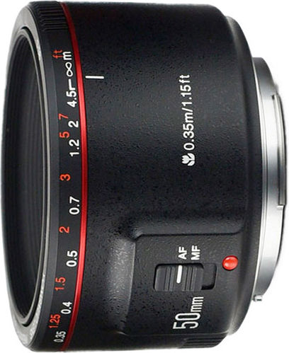 Yongnuo Full Frame Camera Lens YN 50mm f/1.8 II Fixed for Canon EF Mount Black