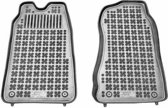 Rezaw Plast Front Mats 2pcs Tray Type for Ford Transit 2000-2014 Black