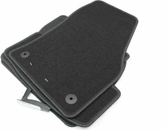 Petex Set of Front and Rear Mats 4pcs for Skoda Karoq 2017+ Black