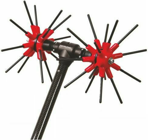 Agrotechnic x.Quattro Superveloce CF Olive Harvester Battery 12V 1000W Type Sea Urchin with Rod Carbon 2.4m and Weight 2.5kg