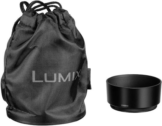 Panasonic Crop Camera Lens Lumix G 42.5mm f/1.7 Power OIS Standard / Telephoto for Micro Four Thirds (MFT) Mount Black