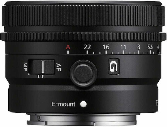 Sony Full Frame Φωτογραφικός Φακός FE 40mm f/2.5 G Standard / Wide Angle για Sony E Mount Μαύρος