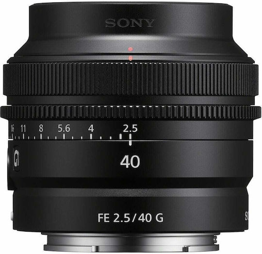 Sony Full Frame Φωτογραφικός Φακός FE 40mm f/2.5 G Standard / Wide Angle για Sony E Mount Μαύρος