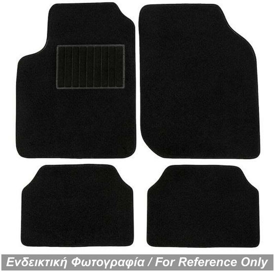 Cik Set of Front and Rear Mats 4pcs for Renault Espace 2014+ Black