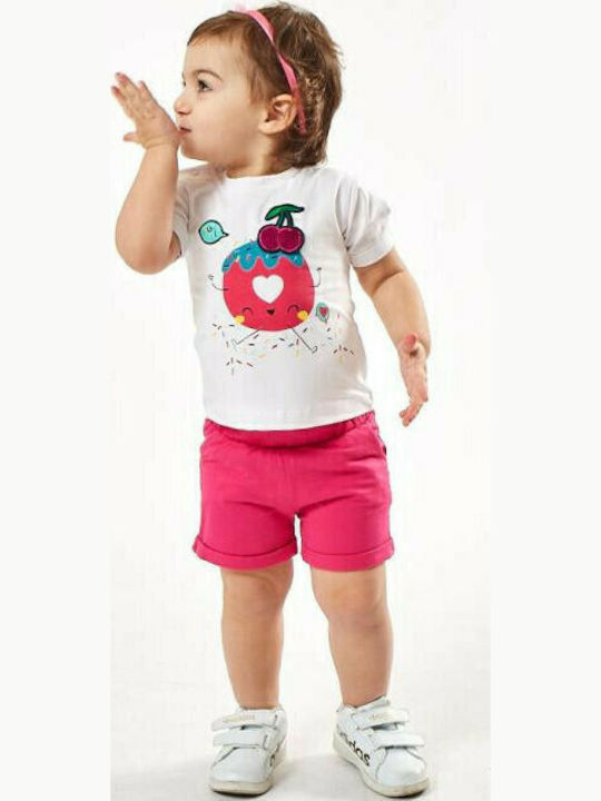 Kinder-Set mit Shorts Sommer 2Stück Gelb