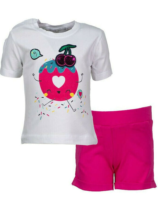 Kinder-Set mit Shorts Sommer 2Stück Gelb