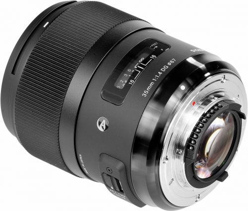 Sigma Full Frame Camera Lens 24mm f/1.4 DG HSM Art Wide Angle for Canon EF Mount Black