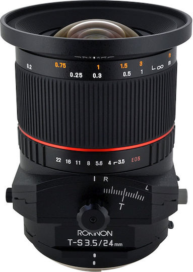 Samyang Full Frame Φωτογραφικός Φακός T-S 24mm f/3.5 ED AS UMC Wide Angle / Tilt-Shift για Sony E Mount Μαύρος