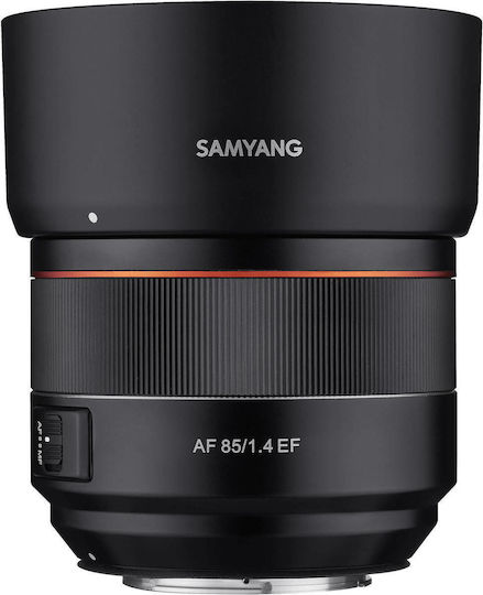 Samyang Full Frame Φωτογραφικός Φακός AF 85mm f/1.4 Telephoto για Nikon F Mount Μαύρος